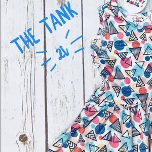 Dot dot smile tank dress in 2T. New with tags.